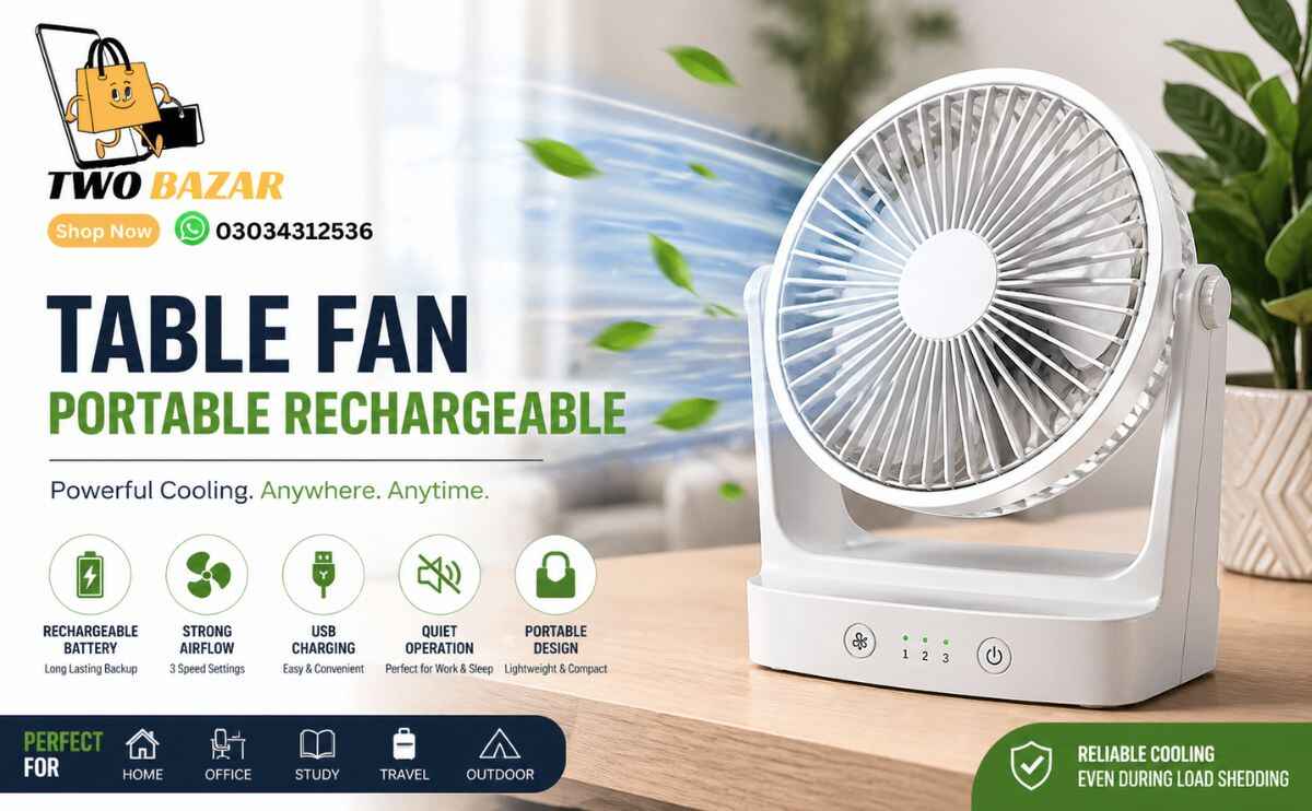 table fan