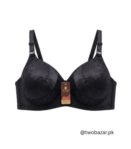 Black Lace Full Coverage Bra
