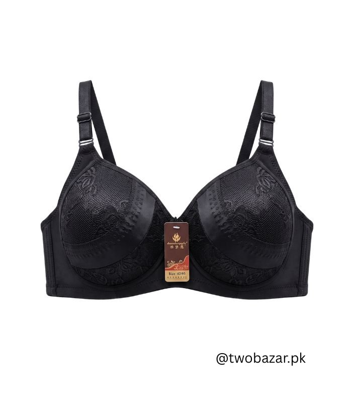 Black Lace Full Coverage Bra Black Lace Full Coverage Bra