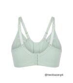 Green Lace Non Padded Full Coverage Bra