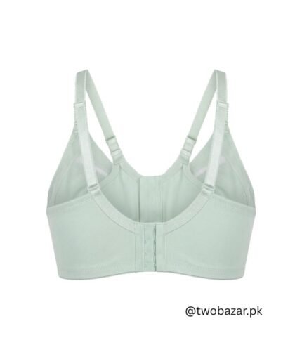 Green Lace Non Padded Full Coverage Bra