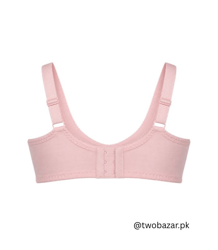 Pink Lace Non Padded Full Coverage Bra