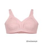 Pink Lace Non Padded Full Coverage Bra