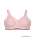 Pink Lace Non Padded Full Coverage Bra