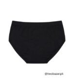 Women Black Cotton Panties High Waist
