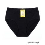 Women Black Cotton Panties High Waist